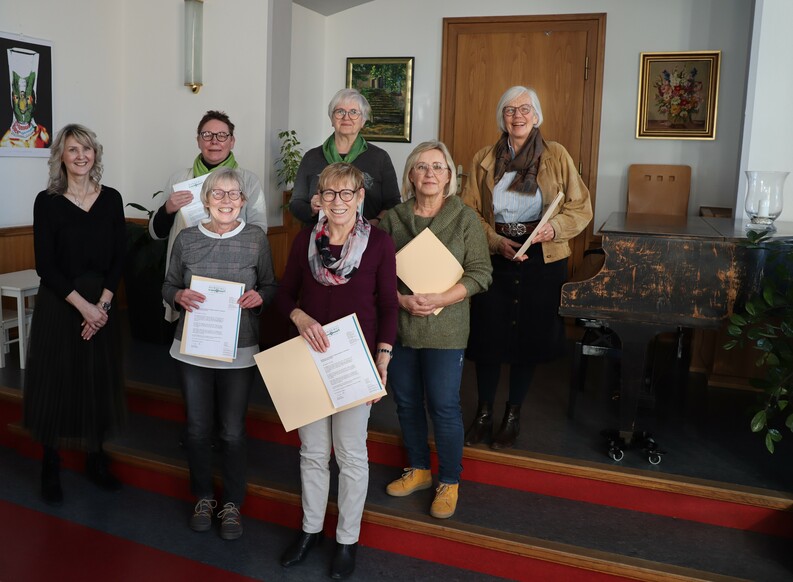 Verleihung der Ehrenurkunden für die Seniorenbeauftragten der Stadt Homberg (Ohm)